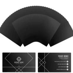 xTool Metallo Biglietto da visita Nero 86x54x0,2mm - 60pz