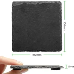 xTool Pietra Sottobicchiere lastra 10x10x0,5cm - 4pz