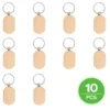 xTool Portachiavi legno rettangolo arrotondato - 10pz