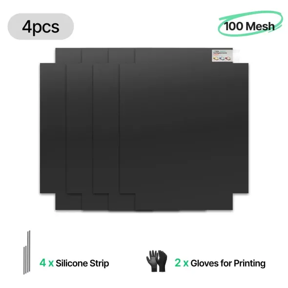 xTool Screen Printer - Schermi 29x40cm 11,5x16" Poliestere 100 mesh - 4pz