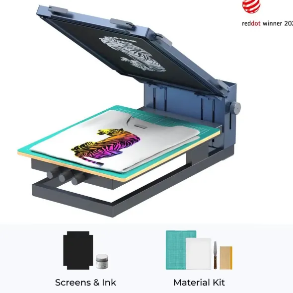 xTool Screen Printer v2.0 - Basic Kit (Polyester) serie S/D/P/F