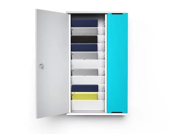 zioxi iPad & Tablet Wall Cabinet 10 posti USB - Versione SLIM